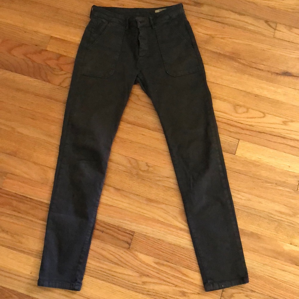 Brown stretch skinny pants